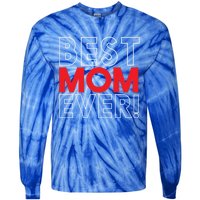 Best Mom Ever Cool Mom In The World Mother's Day Gift Tie-Dye Long Sleeve Shirt