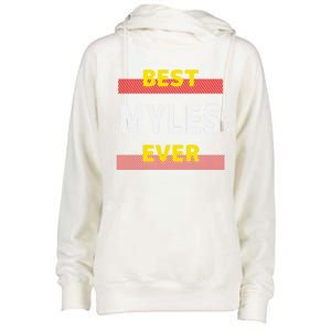 Best Myles Ever Friends Name Buddy Nickname Personalized Meaningful Gift Womens Funnel Neck Pullover Hood