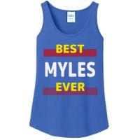 Best Myles Ever Friends Name Buddy Nickname Personalized Meaningful Gift Ladies Essential Tank