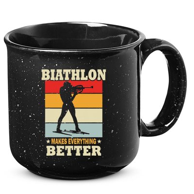 Biathlon Makes Everything Better Biathlon 15oz Campfire Ceramic Mug