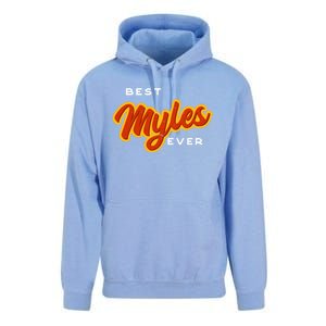 Best Myles Ever Funny Couples Humor Lovers Sarcastic Name Great Gift Unisex Surf Hoodie