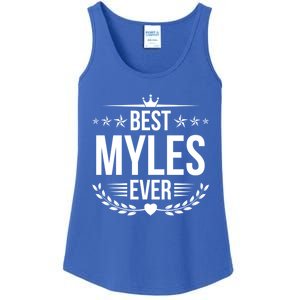 Best Myles Ever Funny Name Humor Nickname Gift Ladies Essential Tank