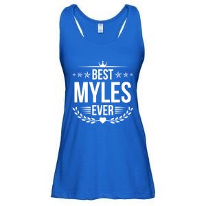 Best Myles Ever Funny Name Humor Nickname Gift Ladies Essential Flowy Tank