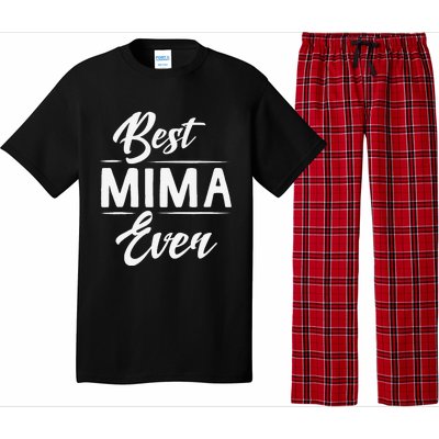 Best Mima Ever Grandma Mother's Day Gifts Women's Pajama Set