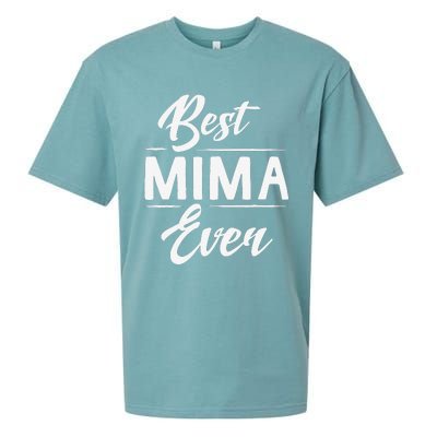 Best Mima Ever Grandma Mother's Day Gifts Women's Sueded Cloud Jersey T-Shirt