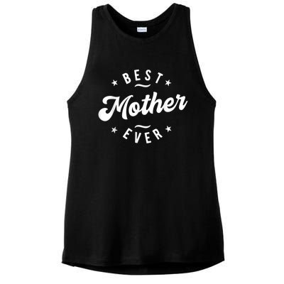 Best Mother Ever Ladies PosiCharge Tri-Blend Wicking Tank