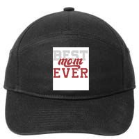 Best Mom Ever 7-Panel Snapback Hat