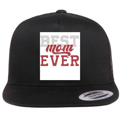 Best Mom Ever Flat Bill Trucker Hat