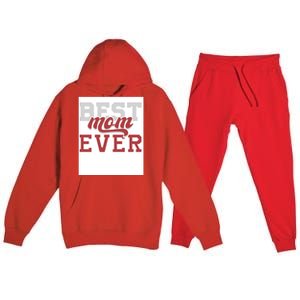 Best Mom Ever Premium Hooded Sweatsuit Set