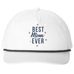 Best Mom Ever Gifts Cute Love Heart Print Mama Snapback Five-Panel Rope Hat