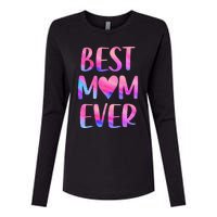 Best Mom Ever Mother's Day From Daughter Mom Womens Cotton Relaxed Long Sleeve T-Shirt