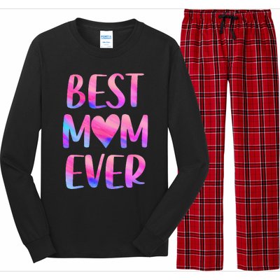 Best Mom Ever Mother's Day From Daughter Mom Long Sleeve Pajama Set