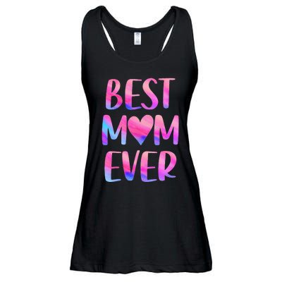 Best Mom Ever Mother's Day From Daughter Mom Ladies Essential Flowy Tank