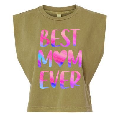 Best Mom Ever Mother's Day From Daughter Mom Garment-Dyed Women's Muscle Tee