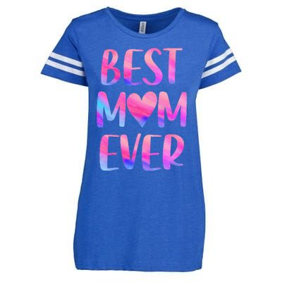 Best Mom Ever Mother's Day From Daughter Mom Enza Ladies Jersey Football T-Shirt