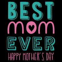 Best Mom Ever Happy Mother's Day Gift Drawstring Bag