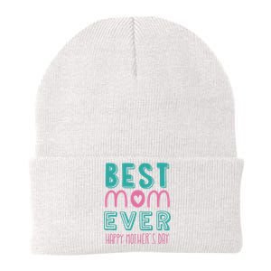 Best Mom Ever Happy Mother's Day Gift Knit Cap Winter Beanie