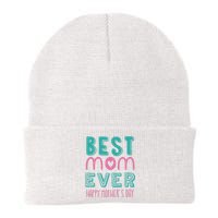 Best Mom Ever Happy Mother's Day Gift Knit Cap Winter Beanie