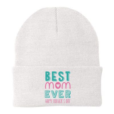 Best Mom Ever Happy Mother's Day Gift Knit Cap Winter Beanie