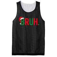 Bruh Meme Funny Saying Bro Greeting Christmas Mesh Reversible Basketball Jersey Tank