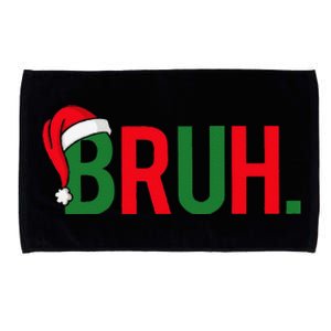 Bruh Meme Funny Saying Bro Greeting Christmas Microfiber Hand Towel