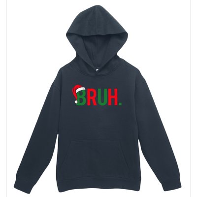 Bruh Meme Funny Saying Bro Greeting Christmas Urban Pullover Hoodie