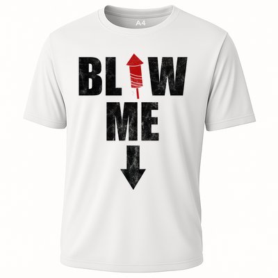 Blow Me Fireworks Firecracker Funny July 4th Performance Shirt