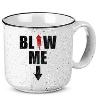 Blow Me Fireworks Firecracker Funny July 4th 15oz Campfire Ceramic Mug