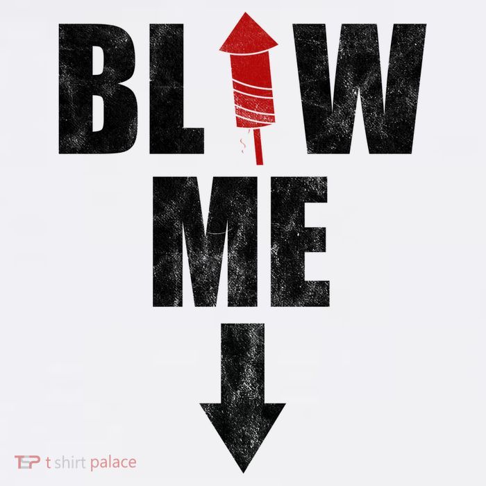 Blow Me Fireworks Firecracker Funny July 4th Flatbill Hat