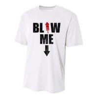 Blow Me Fireworks Firecracker Funny July 4th Youth Performance Sprint T-Shirt
