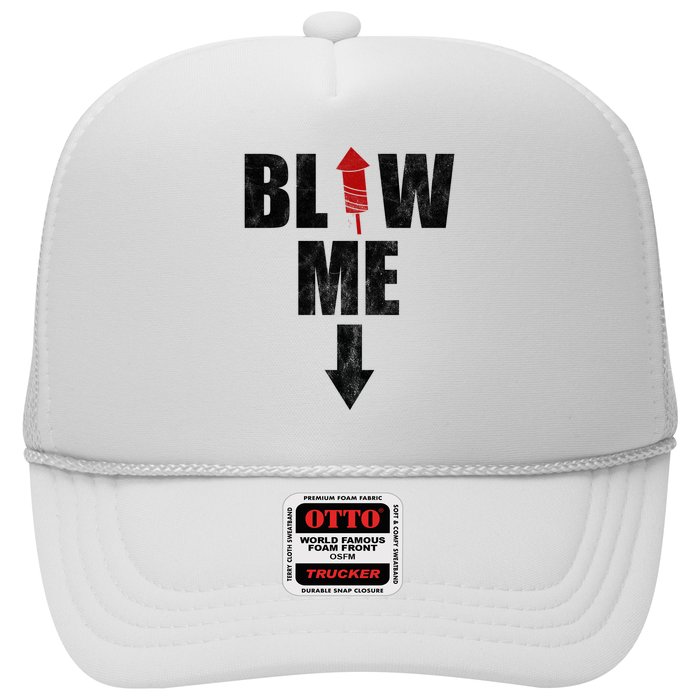 Blow Me Fireworks Firecracker Funny July 4th Hat