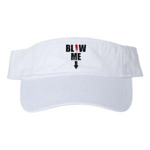 Blow Me Fireworks Firecracker Funny July 4th Valucap Bio-Washed Visor