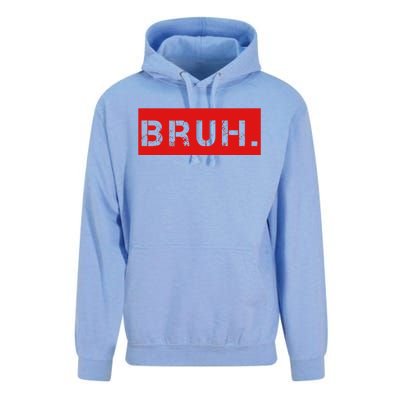 Bruh Meme Funny Saying Brother Greeting Unisex Surf Hoodie