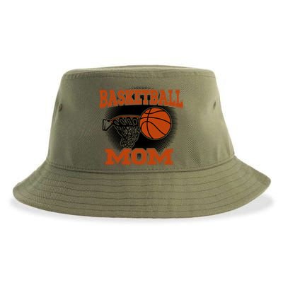 Basketball Mom Funny Gift Sustainable Bucket Hat