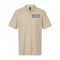 Bruh Meme Funny Saying Brother Greeting Gifts Softstyle Adult Sport Polo