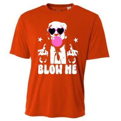 Blow Me Funny Trump Cooling Performance Crew T-Shirt