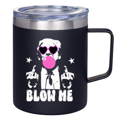 Blow Me Funny Trump 12oz Stainless Steel Coffee Mug