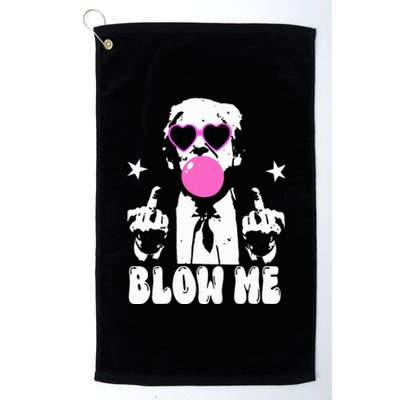 Blow Me Funny Trump Platinum Collection Golf Towel