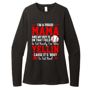 Baseball Mom Funny Mama Baseball Lover Sport Mothers Day Gift Womens CVC Long Sleeve Shirt