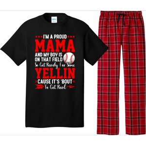 Baseball Mom Funny Mama Baseball Lover Sport Mothers Day Gift Pajama Set