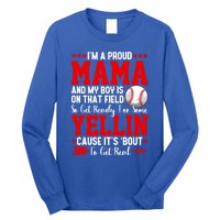 Baseball Mom Funny Mama Baseball Lover Sport Mothers Day Gift Long Sleeve Shirt