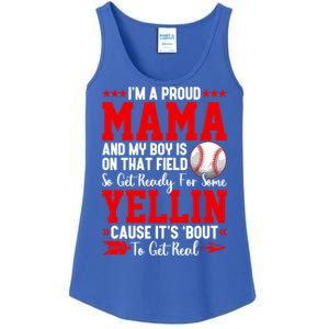 Baseball Mom Funny Mama Baseball Lover Sport Mothers Day Gift Ladies Essential Tank