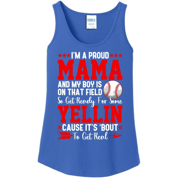 Baseball Mom Funny Mama Baseball Lover Sport Mothers Day Gift Ladies Essential Tank