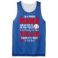 Baseball Mom Funny Mama Baseball Lover Sport Mothers Day Gift Mesh Reversible Basketball Jersey Tank