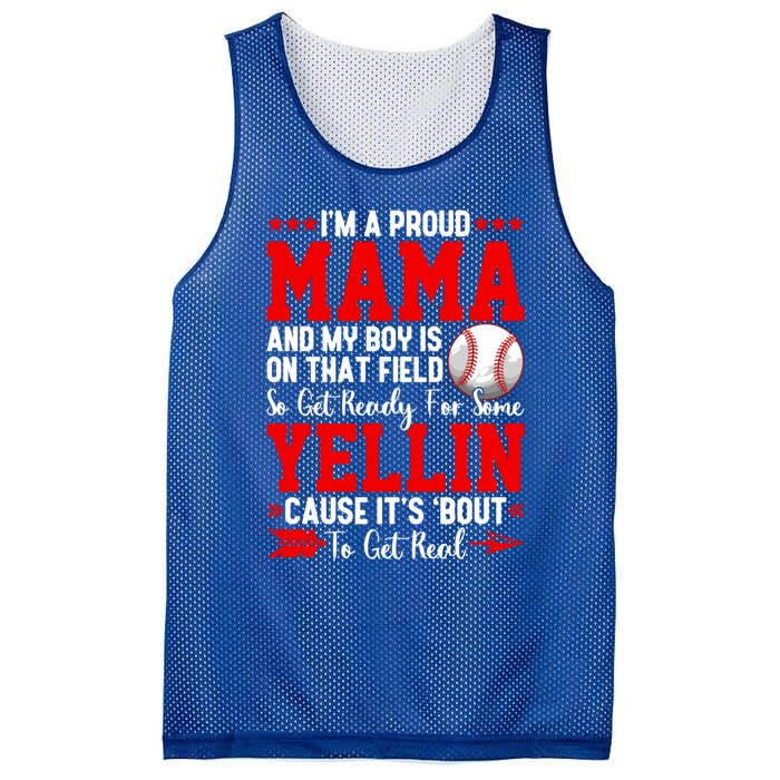 Baseball Mom Funny Mama Baseball Lover Sport Mothers Day Gift Mesh Reversible Basketball Jersey Tank