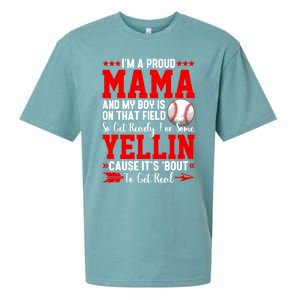 Baseball Mom Funny Mama Baseball Lover Sport Mothers Day Gift Sueded Cloud Jersey T-Shirt