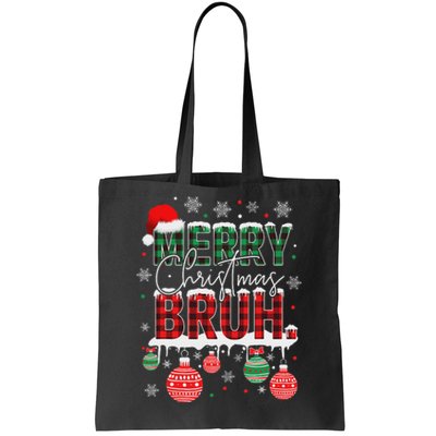 Bruh Meme Funny Saying Bro Greeting Ns Christmas Tote Bag