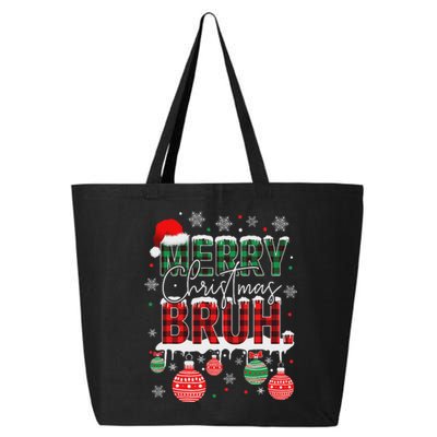 Bruh Meme Funny Saying Bro Greeting Ns Christmas 25L Jumbo Tote