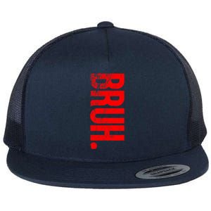 Bruh Meme Funny Saying Brother Greeting Teens Boys Flat Bill Trucker Hat