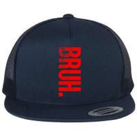 Bruh Meme Funny Saying Brother Greeting Teens Boys Flat Bill Trucker Hat